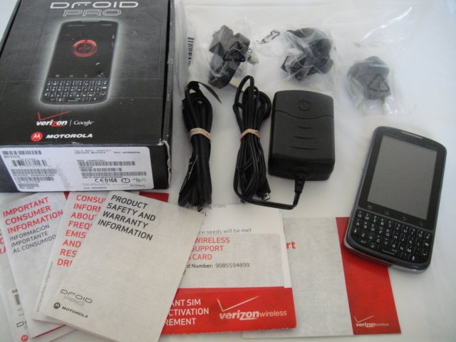 Verizon Motorola Droid Pro Global XT610 Worldwide CDMA & GSM Android Google Wifi with clean ESN#
