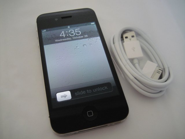 Verizon Iphone 4 32GB Black CDMA Retina Display iOs Wifi GPS S/N C8TF43N9DDP9