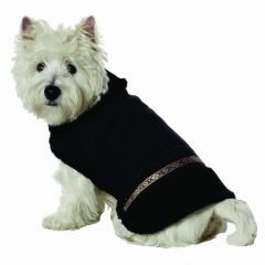 Small Dog Eskimo Shearling Coat - Black