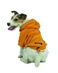 X Large Dog Thermal Hoodie - Gold