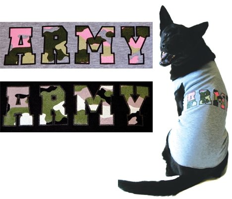 Medium Dog Army Tank - Gray/Pink