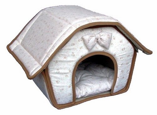 Small Breed Dog House - Beige