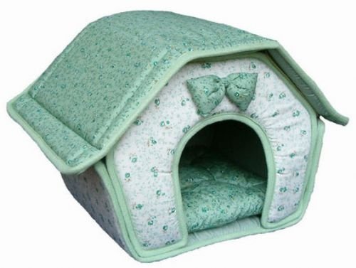 Small Breed Soft Dog House - Green