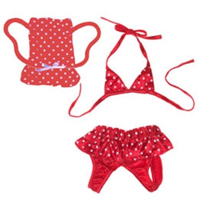 X Small Dog Bora Bora Bikinis - Red