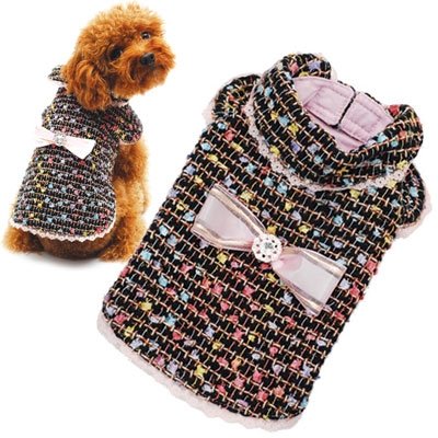 Small Dog City Coat - Black