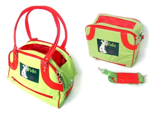 Small Fido Vintage Americana Dog Carrier