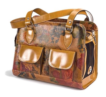 Elegant Leather Dog Carrier