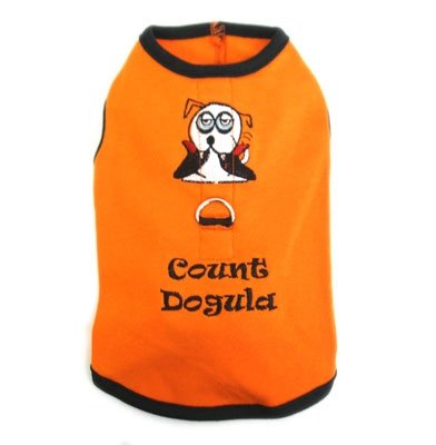 X Large Count Dogula Dog Harness-T Halloween Tank With D Ring