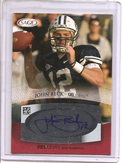2007 Aspire John Beck Autograph