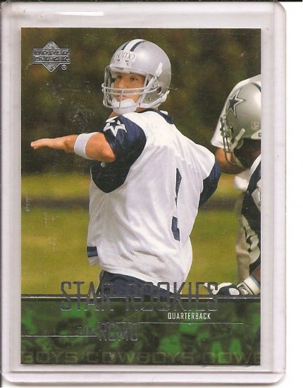 2003 UD Tony Romo Rookie