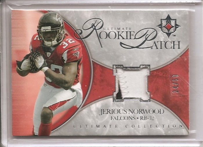 2006 Ultimate Jerious Norwood Rookie Patch