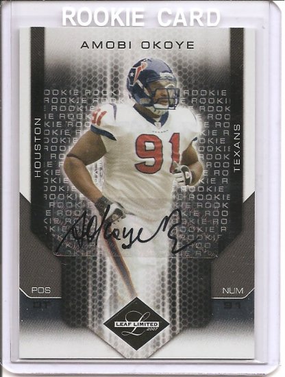 2007 Leaf Limited Amobi Okoye Auto RC