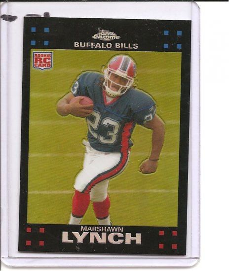 2007 Topps Chrome Marshawn Lynch Refractor Rookie