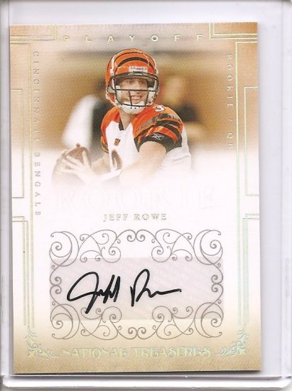 2007 National Treasures Jeff Rowe RC Auto