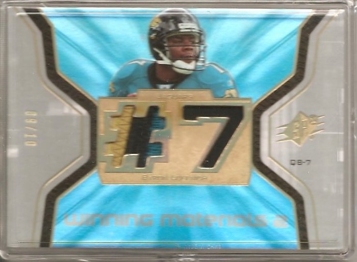 2007 SPX Byron Leftwich Dual Patch