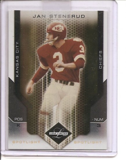 2007 Leaf Limited Jan Stenerud Spotlight #1/10