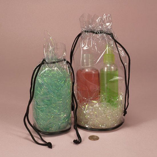 Clear Vinyl Gift Bag With Mini-Notecard ($1.95 with any purchase)