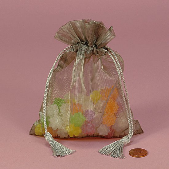 Silver Tassle Bag With Mini-Notecard ($1.95 with any purchase)