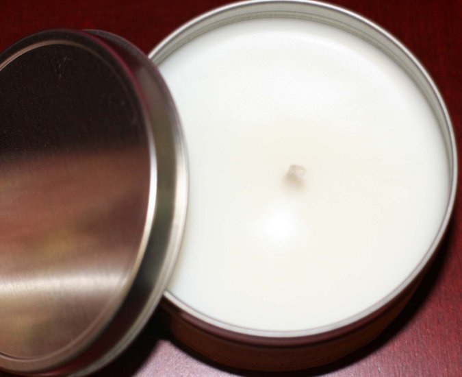 Lychee Rasberry Soy Blend Handcrafted Candle in Tin