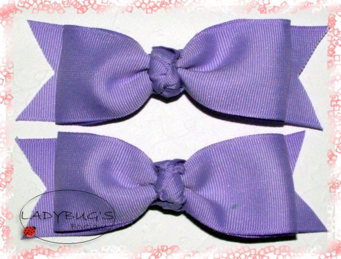 Custom Boutique hairbows - lavender