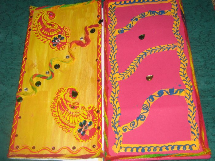 card and folder