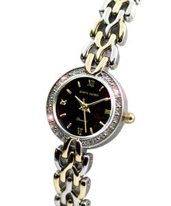 Pierre Cardin Women's Black Dial Crystal Watch