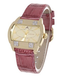 JLO Women's Goldtone Dial Crystal Watch