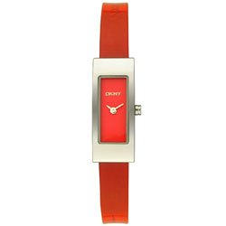 DKNY Women's Red Dial Red Strap Watch