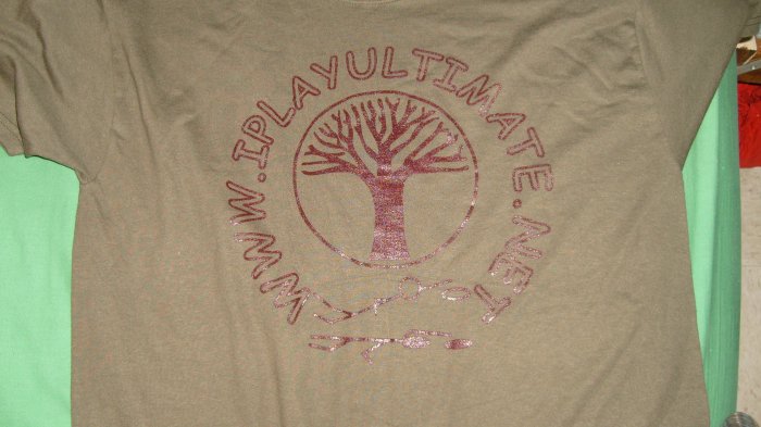 Green I Play Ultimate Shirt Medium