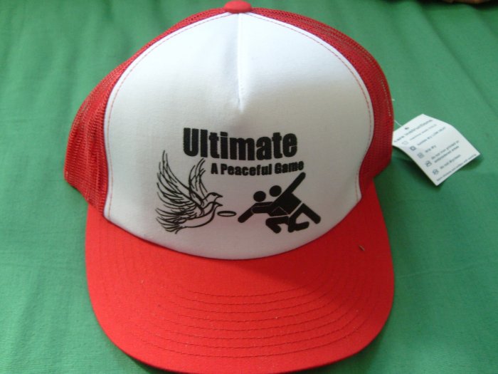 Red Ultimate-A Peaceful Game Hat