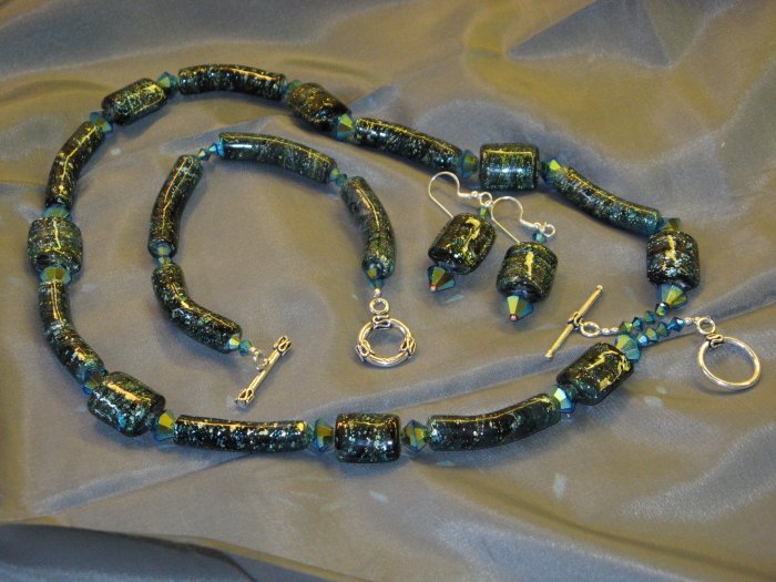 Blue and Green necklace