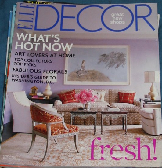 Elle Decor Magazine March 2008 Issue