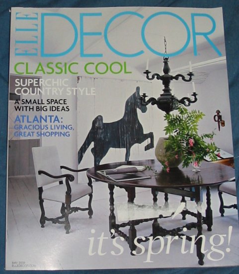 Elle Decor Magazine May 2008 Issue