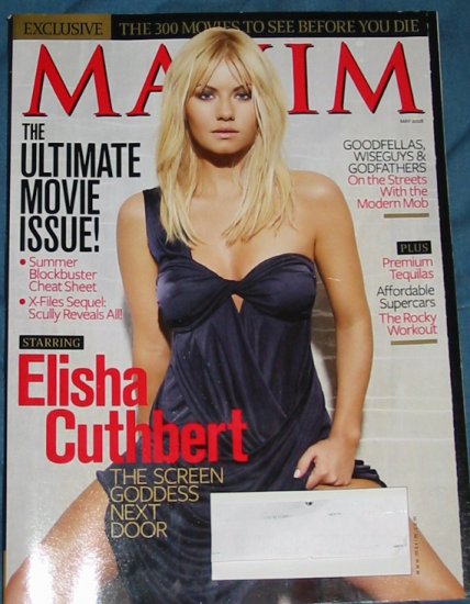 Maxim Magazine Elisha Cuthbert Cover May 2008 Issue