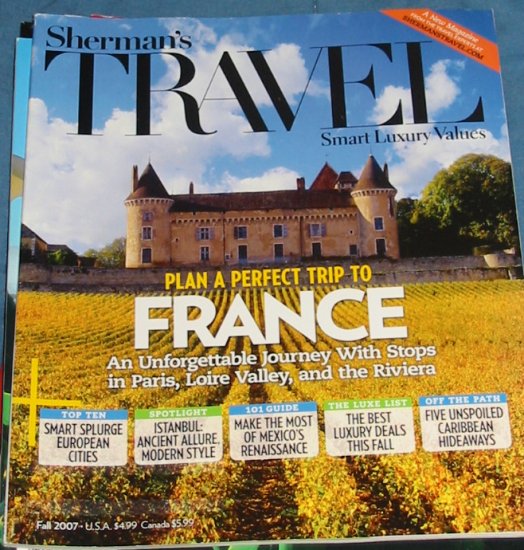Sherman's Travel Magazine Fall 2007 Issue