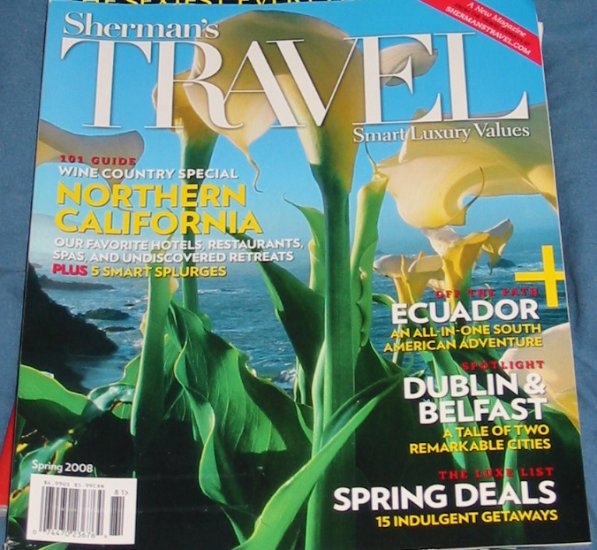 Sherman's Travel Magazine Spring 2008 Issue