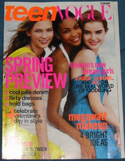 Teen Vogue Magazine Spring Preview February 2008 Issue