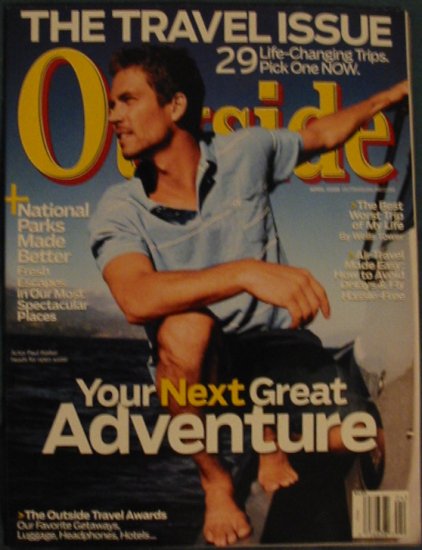 Outside Magazine Paul Walker Cover April 2008 Issu