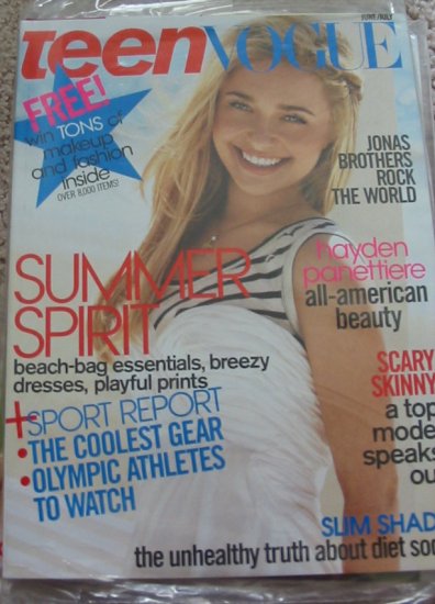 Teen Vogue Hayden Panettiere June/July 2008 Cover
