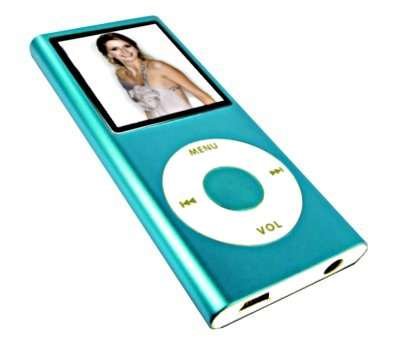 1.8-inch TFT 2G 2ND MP4 with FM Radio, Video and Recorder Blue