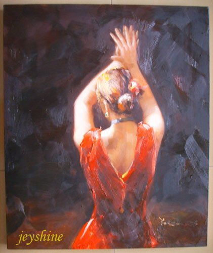 original painting : Tango girl
