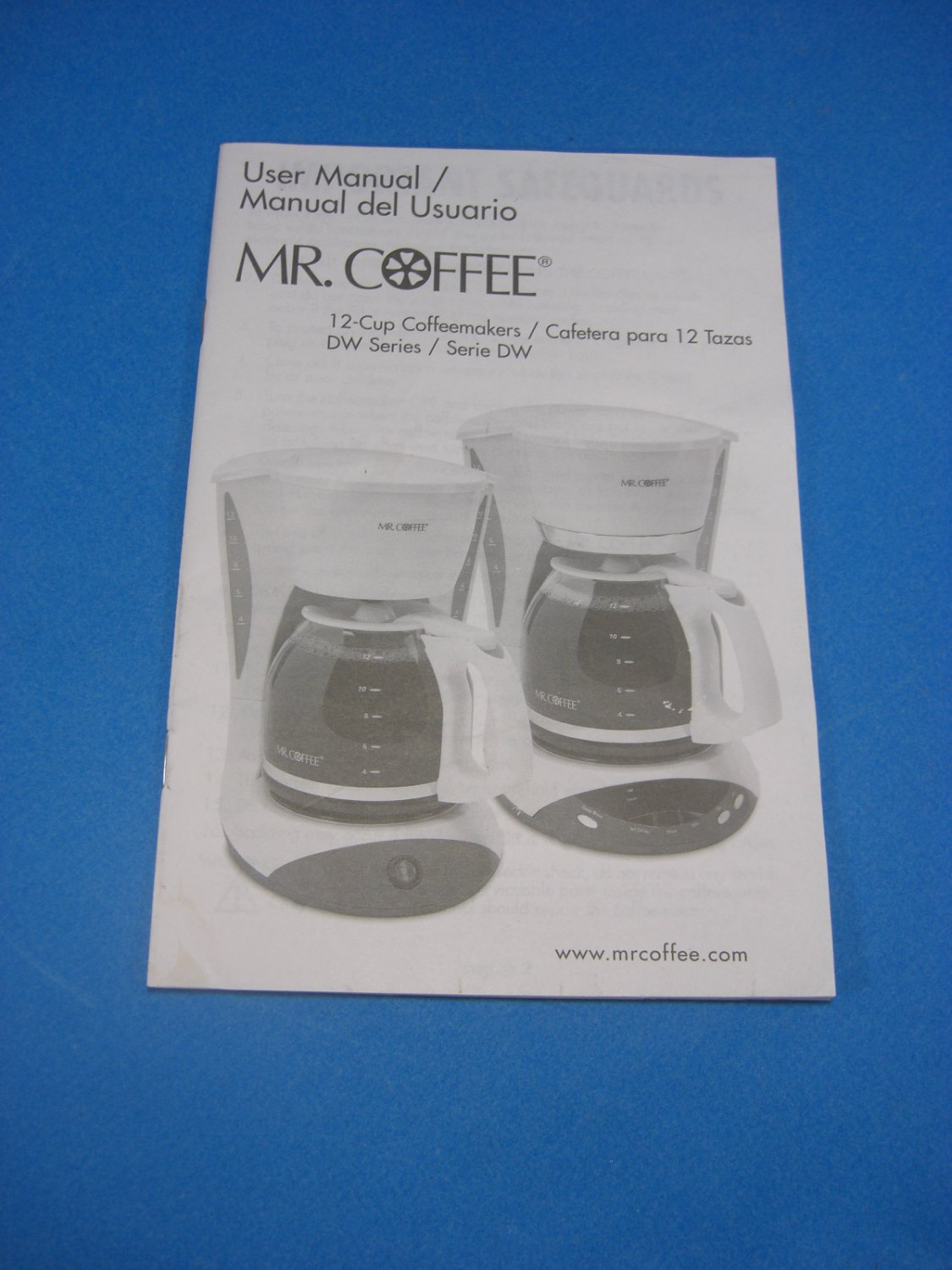 Mr coffee ecm8 user manual