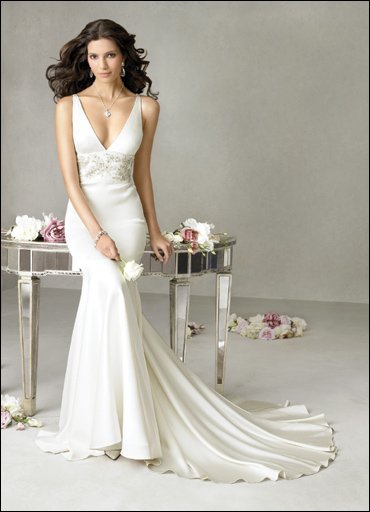 Satin Wedding Dresses for Bride 2009 Style 0023
