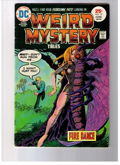 DC Super Stars WEIRD MYSTERY TALES No 19 June 1975 FIRE DANCE