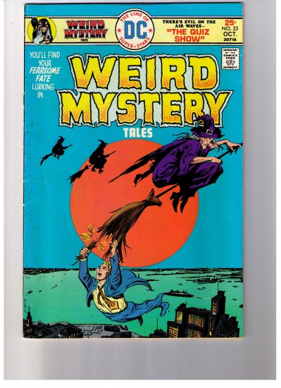 DC Super Stars WEIRD MYSTERY TALES No 23 1975 "THE QUIZ SHOW"