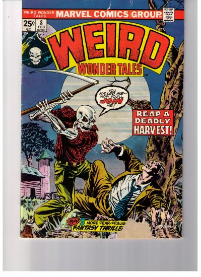 Marvel Comics WEIRD WONDER TALES No. 8 1974