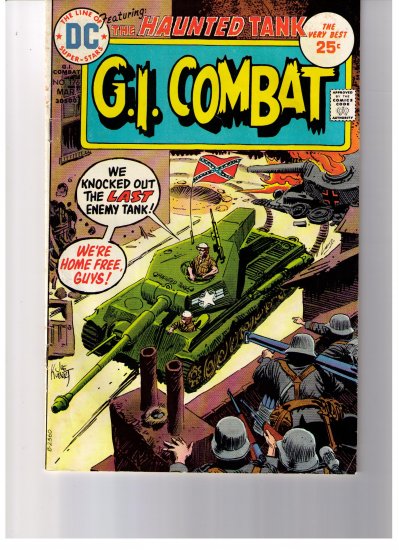 DC Comics G.I. COMBAT Featuring THE HAUNTED TANK No 176 Mar 1975