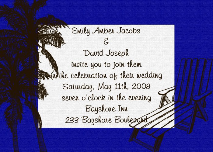 Blue Bordered Beach Theme