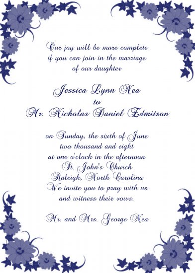 Floral Border 2 Wedding