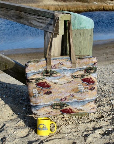 Tapestry Beach Tote Bag